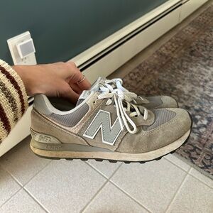 New Balance Women's Gray 574 Sneakers